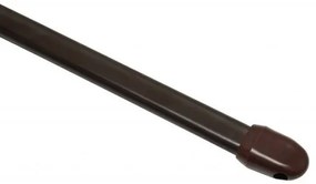 Kihúzható virtrázsrúd, lapos 11 mm barna, 50 - 70 cm, 50 - 70 cm