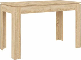 vidaXL sonoma tölgy színű szerelt fa étkezőasztal 120 x 60 x 76 cm