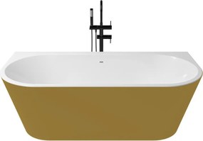 Aidar Wall kád_80x170_Oro Metallic/Blanco Brillo