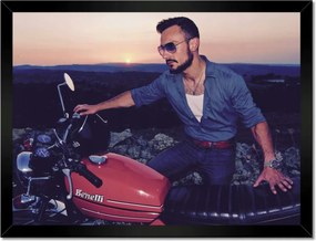 Poszterek keretben 40x30 Motorkerékpár motor