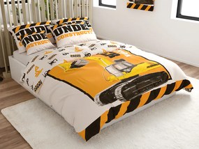 Világító pamut ágynemű BAGR narancssárga Ágyneműhuzat mérete: 70 x 90 cm | 140 x 200 cm