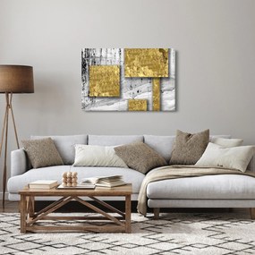 Kép - Arany négyzetek N⁰3 (90x60 cm)