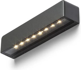 RENDL SAMPO fali lámpa antracitszürke 230V LED 9W IP65 3000K