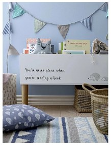 Fehér gyerek könyvespolc 90x50 cm Salam – Bloomingville Mini