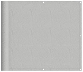 világosszürke 100% oxford poliészter erkélyparaván 90 x 300 cm