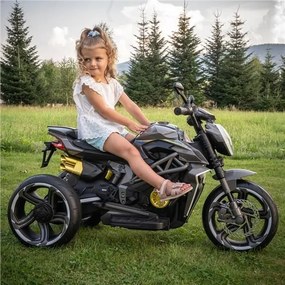 Baby Mix Calabre gyerek elektromos motorkerékpár, fekete