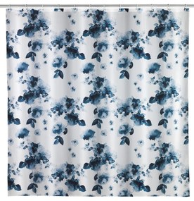 Rose Bleu zuhanyfüggöny penészgátló felülettel, 200 x 180 cm - Wenko