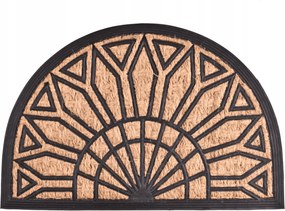 Lábtörlő ajtóhoz 60x40cm gumi, kókusz Panama Félkör Alakú Absztrakt