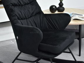 Fotel Lusil (fekete). 1110283