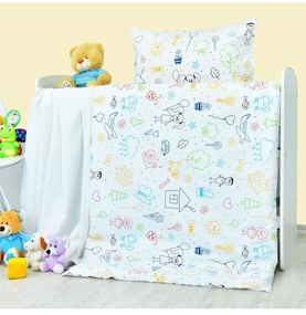 EMI Happy pamut gyerek ágyneműhuzat, Gyerekgarnitúra 90x130 + 45x65