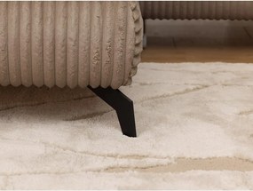 Barna kordbársony sarokkanapé (bal oldali-L alakú) Marbeya – Ropez