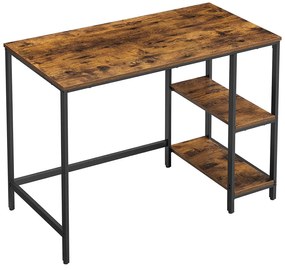 Íróasztal 100x50cm, Számítógépes asztal bal vagy jobb oldali polccal