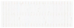 fehér tömör fenyőfa fali fejtámla 166 x 3 x 60 cm