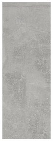betonszürke szerelt fa fali polc 45,1 x 16 x 45,1 cm
