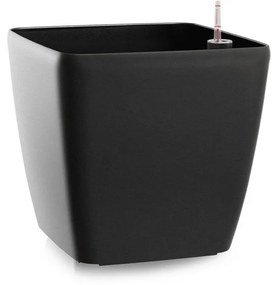 Flower Lover Öntözés nélküli virágcserép Quadratomatt antracit, 24 cm, 24 cm