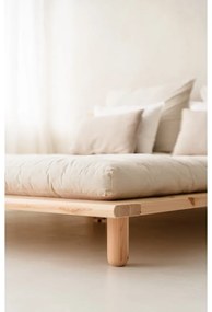 Borovi fenyő franciaágy ágyráccsal 160x200 cm Peek – Karup Design