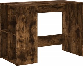 vidaXL füstös tölgy színű szerelt fa íróasztal 102x50x75 cm