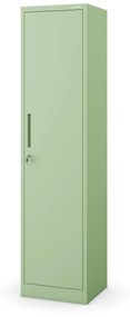 Magas irodai szekrény ALEX, 450 x 850 x 400 mm, Fresh Style: pasztellzöld