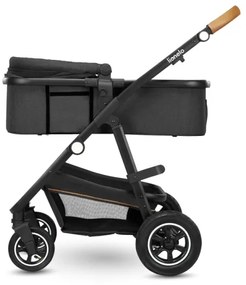 Lionelo - Kombinált babakocsi 2 az 1-ben AMBER szürke grafit