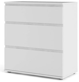 Fehér alacsony komód 77x84 cm Nova – Tvilum