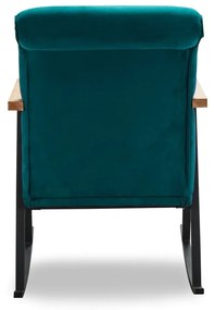 Petróleumkék fotel Yoka – Artie