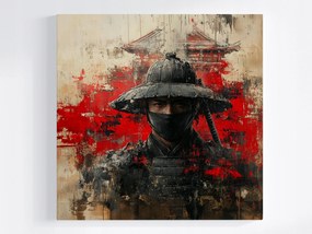 Poszter Portré Szamuráj Harcos Ninja Japán Ázsia 40x40