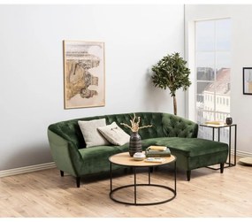 Seaford fekete kerek dohányzóasztal, ⌀ 80 cm - Actona