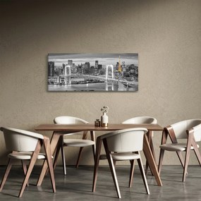 Kép - A nagyváros a sárga toronnyal (120x50 cm)