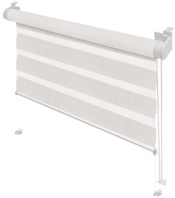 Fehér nappali-éjszakai roló 97x150 cm Zebra – Gardinia