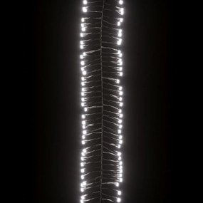 hideg fehér fényű fürtös PVC LED-szalag 3000 LED-del 23 m