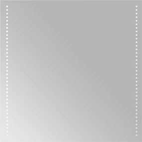 vidaXL LED-es fürdőszobatükör 60x60 cm