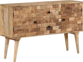 vidaXL tömör mangófa tálalószekrény 110 x 30 x 70 cm