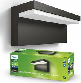 Kerti fali lámpa Led kültéri homlokzati lámpa Bustan 4,5W IP44 Philips