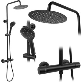 Zuhanyszett Termosztátos REA VINCENT Black