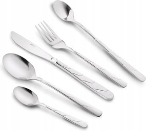 Ezüst evőeszköz szett 6 személyes Sono