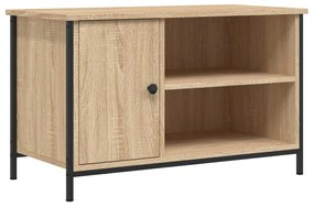 sonoma tölgy színű szerelt fa TV-szekrény 80x40x50 cm