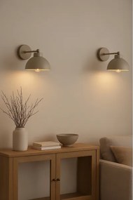 Brilagi - Fali lámpa MOON 1xE27/60W/230V bézs/arany