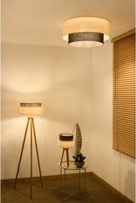 Brilagi - BOHO STYLE LED mennyezeti lámpa 3xE27/15W/230V, átmérő 60 cm, krémszínű/barna