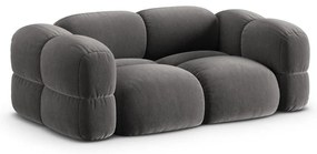 Szürke bársony kanapé 210 cm Loretto – Cosmopolitan Design