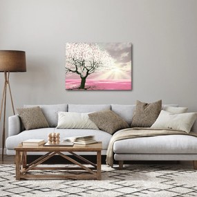 Rózsaszín fa képe (70x50 cm)