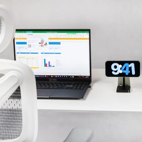 Elektromosan állítható magasságú íróasztal 120x67cm fehér | LVN System Control Flex+