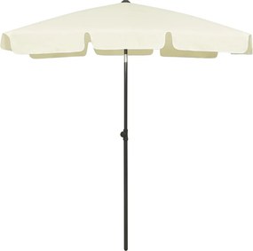 vidaXL homoksárga strandnapernyő 180 x 120 cm