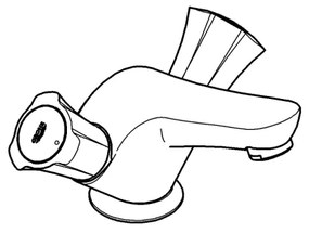 GROHE 21390001 - Mosdó csaptelep COSTA L DN 15 fényes króm