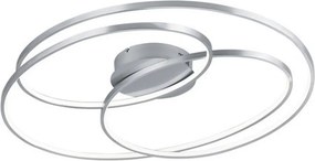 TRIO 673918007 GALE Modern LED Mennyezeti Lámpa Ezüst LED IP20