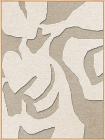 3D-s keretezett-akusztikus kép 90x120 cm Soft Embrace 1 – Malerifabrikken