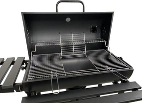 KRISTEN Multifunkciós grill füstölővel + elektromos tű