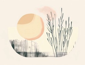 Poszter 65x50cm Pasztell Kelet