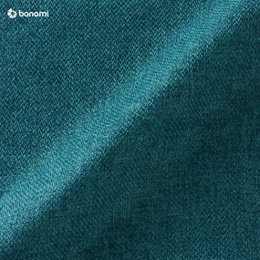 Ancolie türkiz kihúzható kanapé ágyneműtartóval, 215 cm - Mazzini Sofas