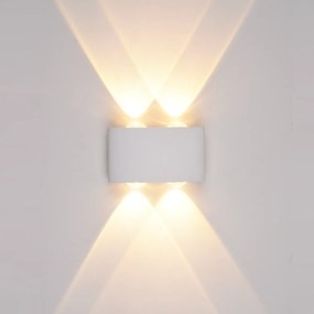 ITALUX GILBERTO lefelé és felfelé világít fali lámpa fehér, 3000K melegfehér, beépített LED, 280 lm, IT-PL-261W