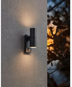 Eglo 32899-LED Kültéri fali lámpa érzékelővel RIGA 5 2xGU10/3W/230V IP44